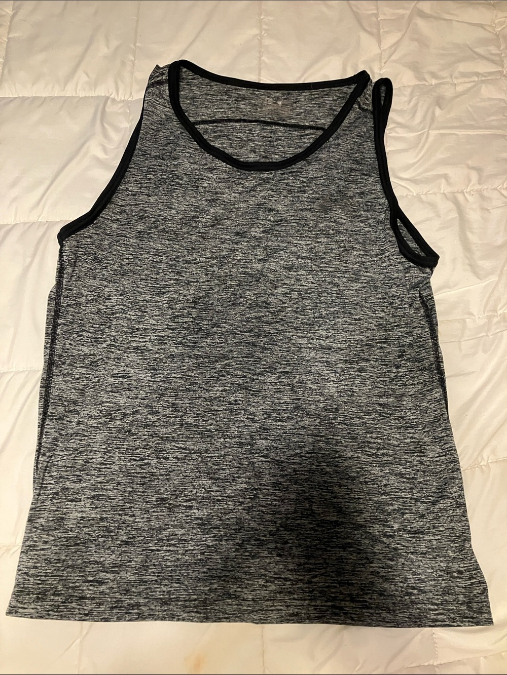 Under Armour Gray & Black Men’s Performance Tank Top